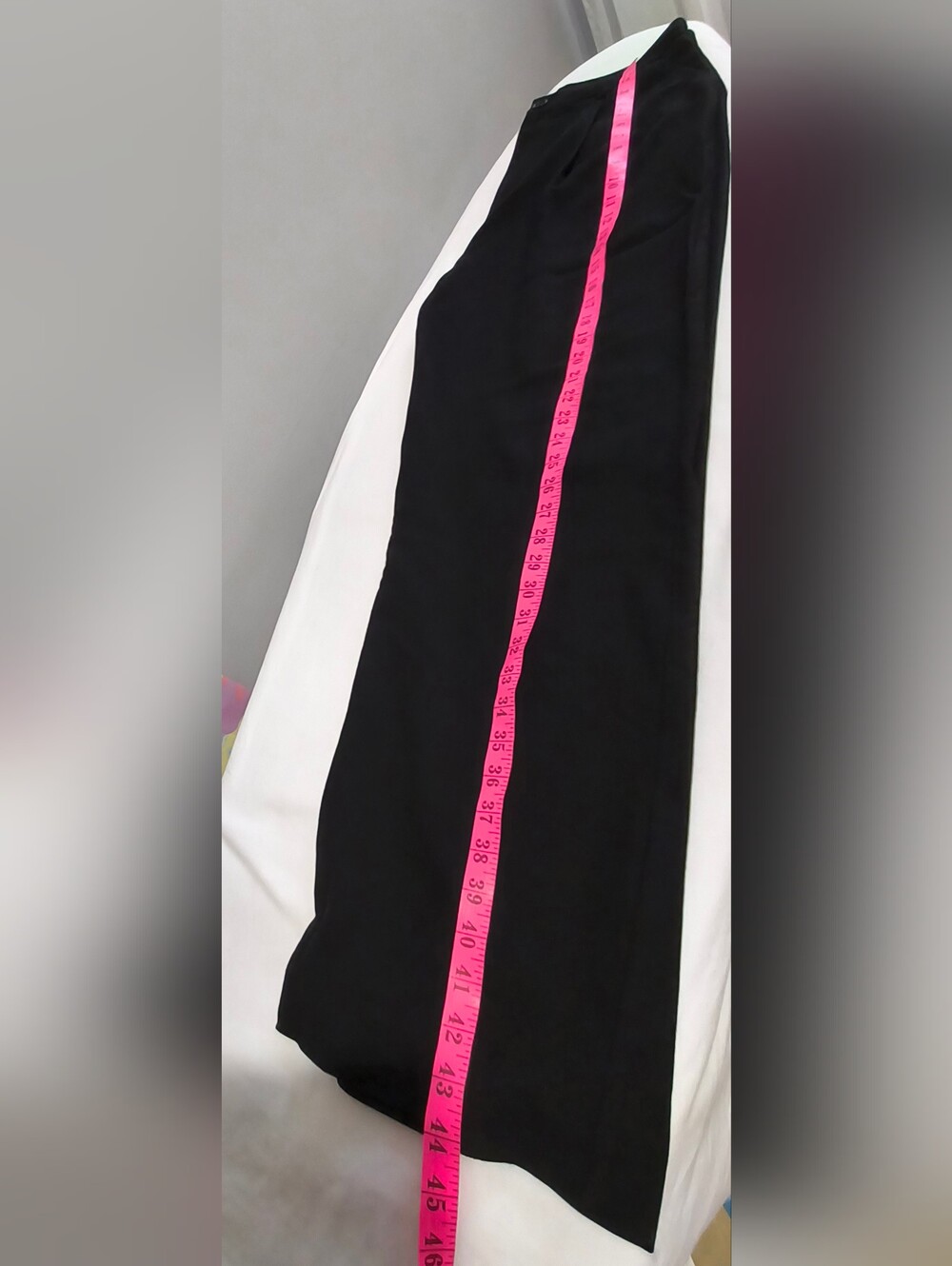 ANINE BING Black Wide Leg High Rise Pants Size 40 - Picture 12 of 16